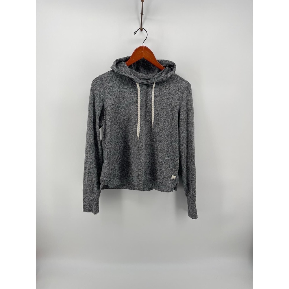 Vuori Women's‎ Gray Hoodie Cropped Lightweight Pullover No Tag Size S